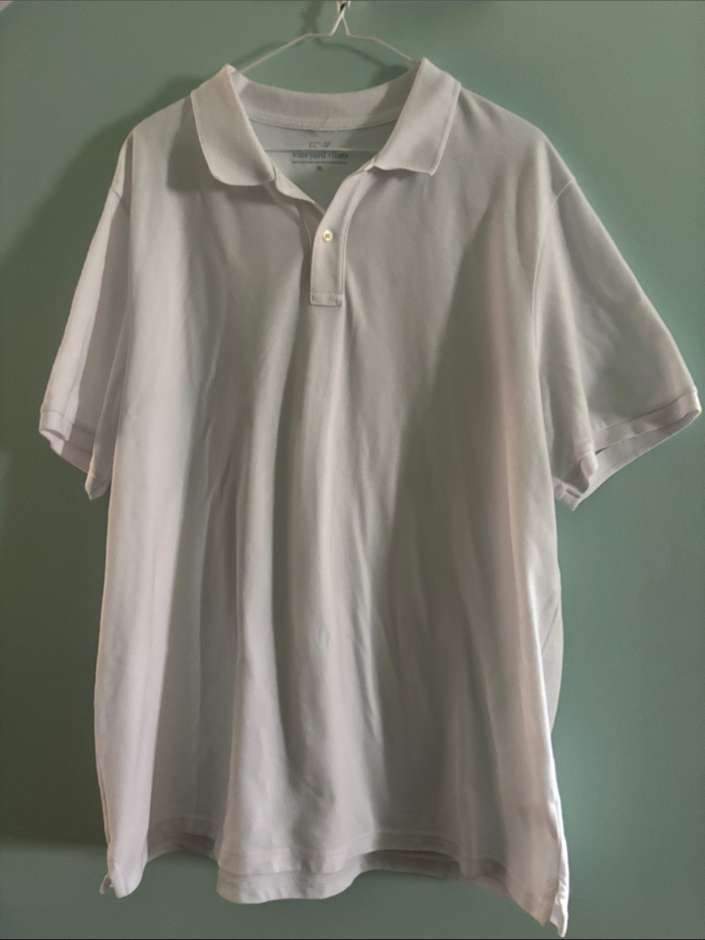 Vineyard Vines Men’s White Polo Shirt size XL Extra Large